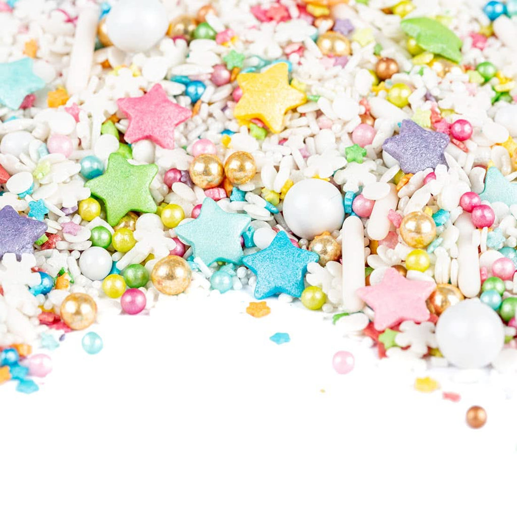 Super Streusel, Crăciun colorat, Sprinkles premium, 90 grame Sprinkles Naty Shop