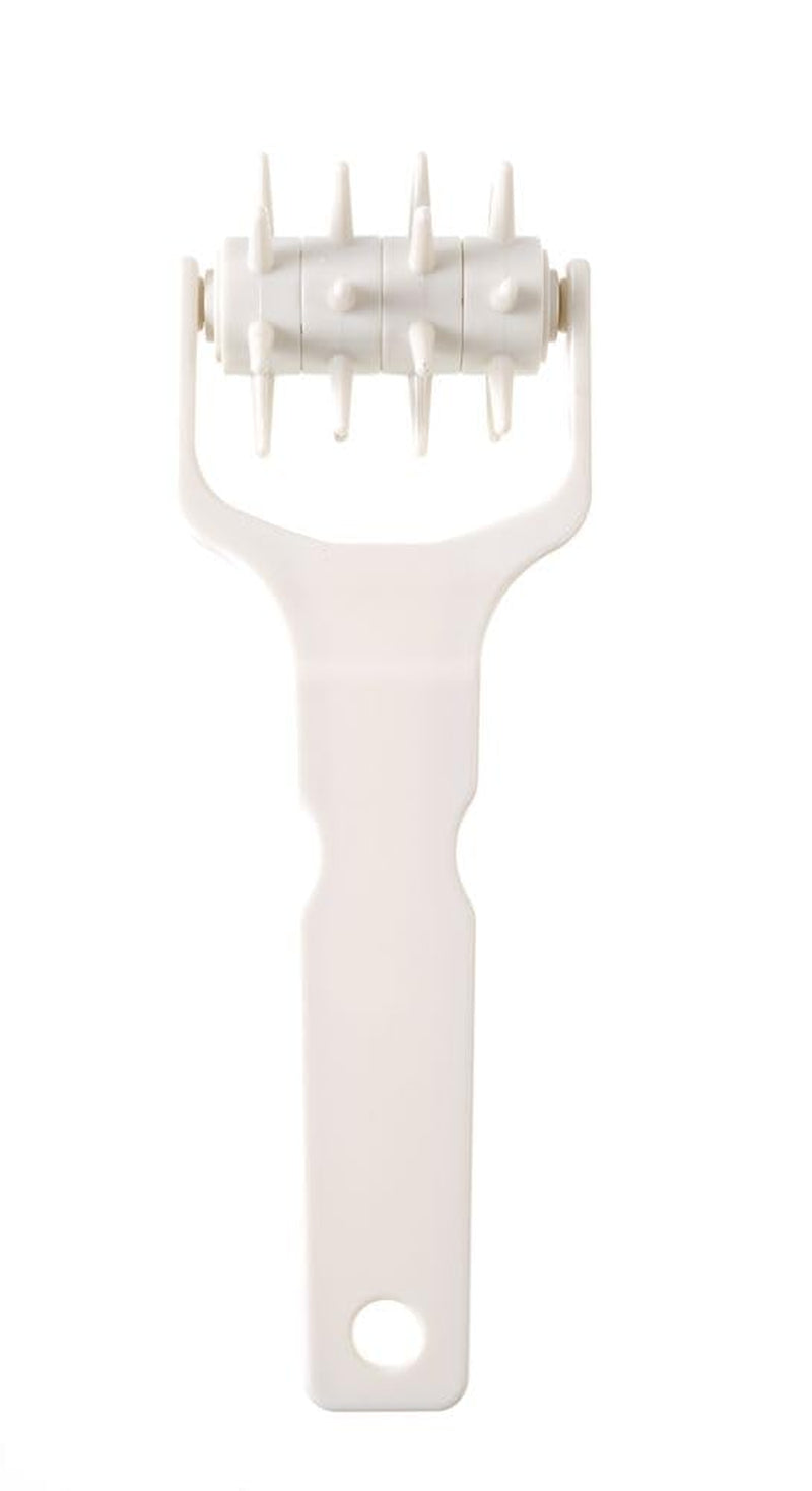 HENDI Rouleau à pâte, coupe-pâte, coupe-grille de pâte, pour plans de travail humides de gâteaux et de pâte à pâtisserie ainsi que de pâte à pizza, 77 x 210 mm, polypropylène