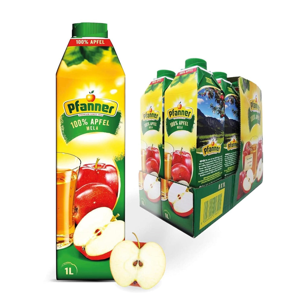 Pfanner Fraise Fruit Nectar (8 X 1 Litre) - 30% de Fruits - Boisson à la Fraise