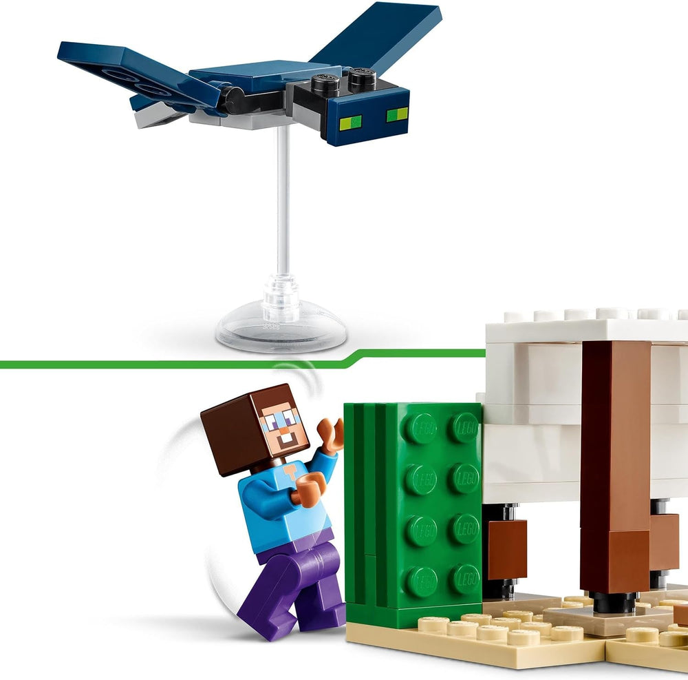 LEGO Minecraft Steve's Desert Expedition, jeu vidéo pour garçons et filles, biome avec Steve, maison, figurines et jouet Camel, cadeau de joueur pour les enfants à partir de 6 ans 21251 Jeux de construction Besuche den LEGO-Store