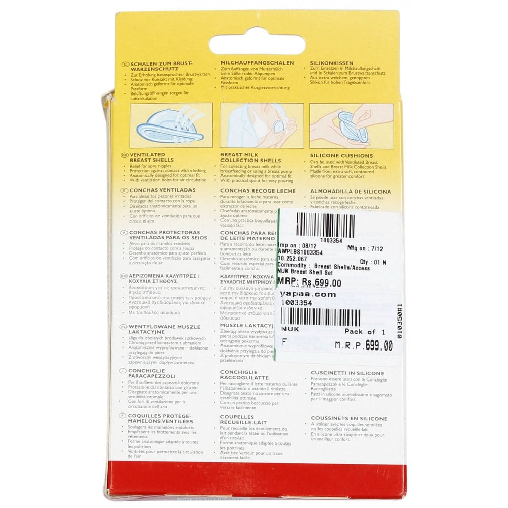 NUK Bruschalen-Set, 6-Teiliges Komplett-Set Accessoires Alimentation et Allaitement Bebe Naty Shop