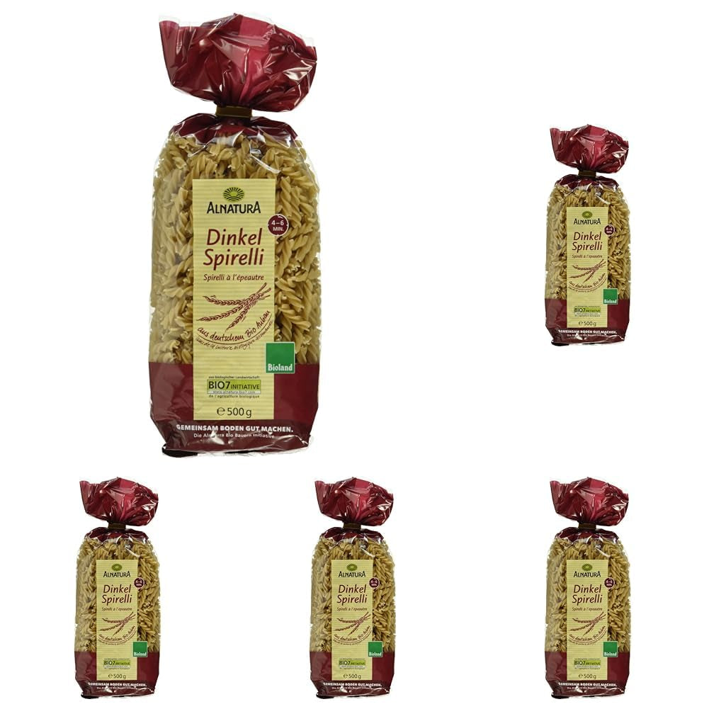 Spirales d'épeautre bio, 500g (l'emballage peut varier)