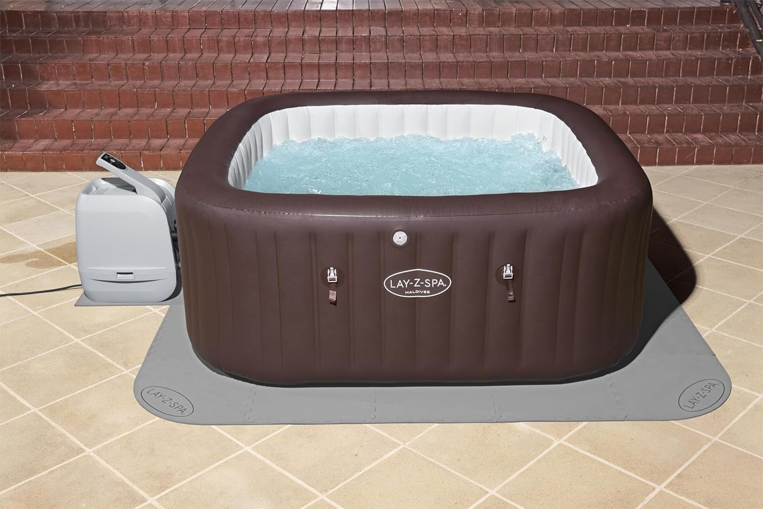 Bestway LAY-Z-SPA Xtras Ensemble de planches de protection de sol 196 x 196 cm