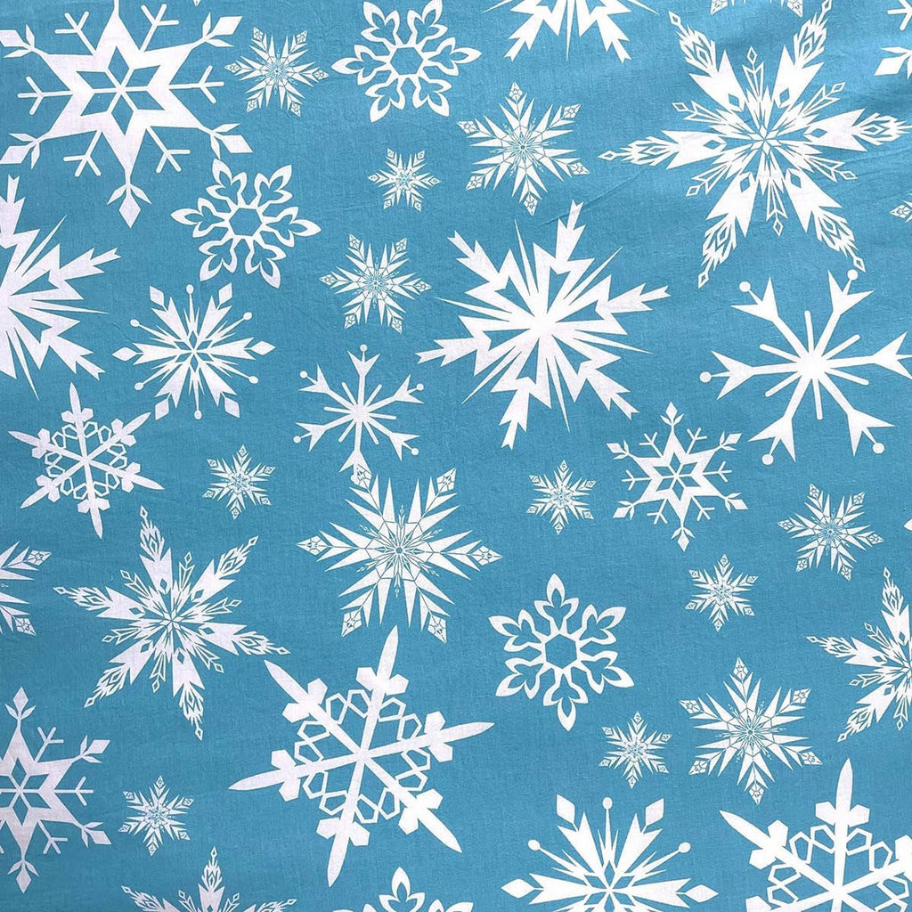 Disney Frozen Snowflakes, lenjerie de pat pentru copii, 100% bumbac Lenjerie de pat - copii Naty Shop