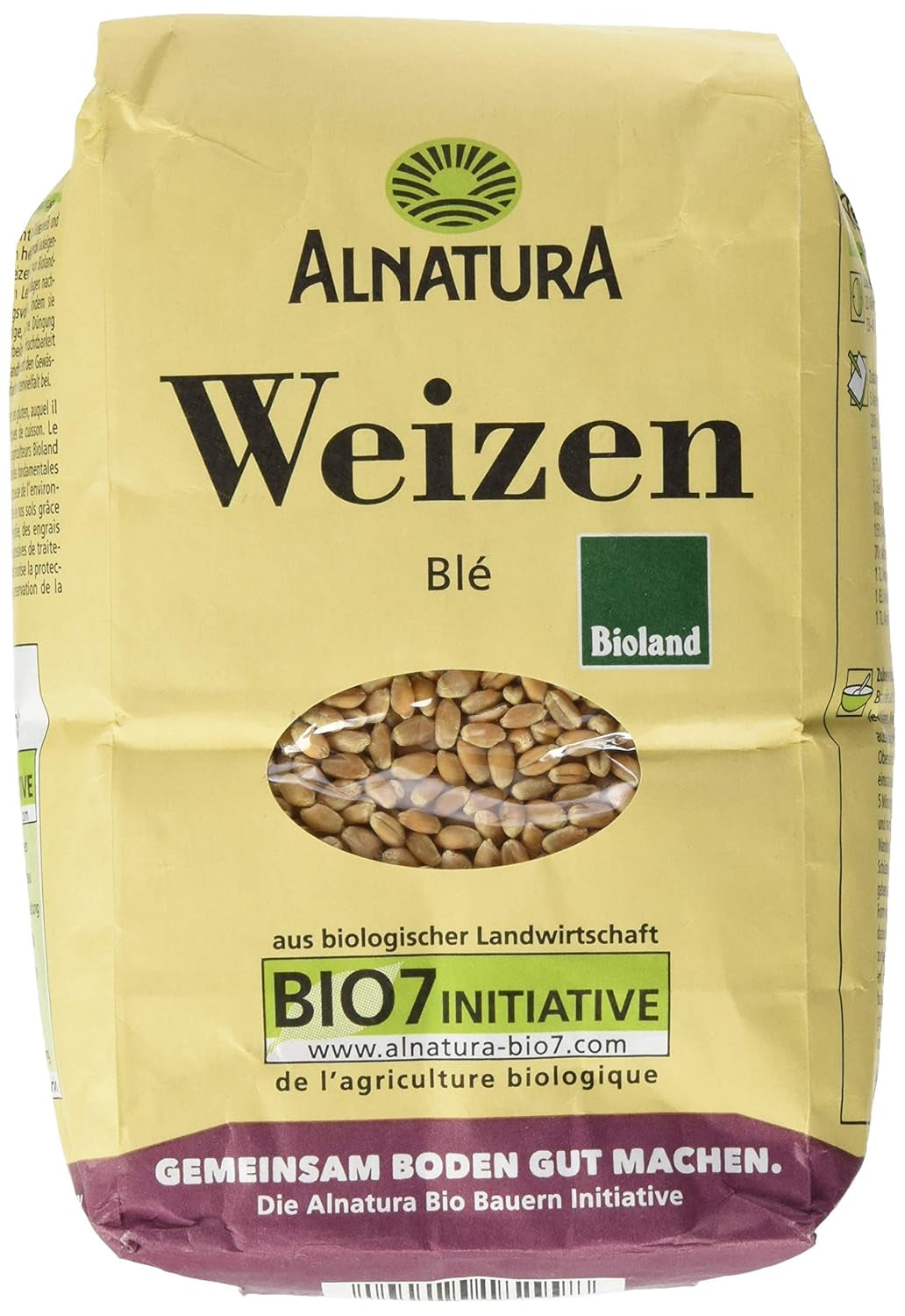 Grains de blé biologique, 1 kg