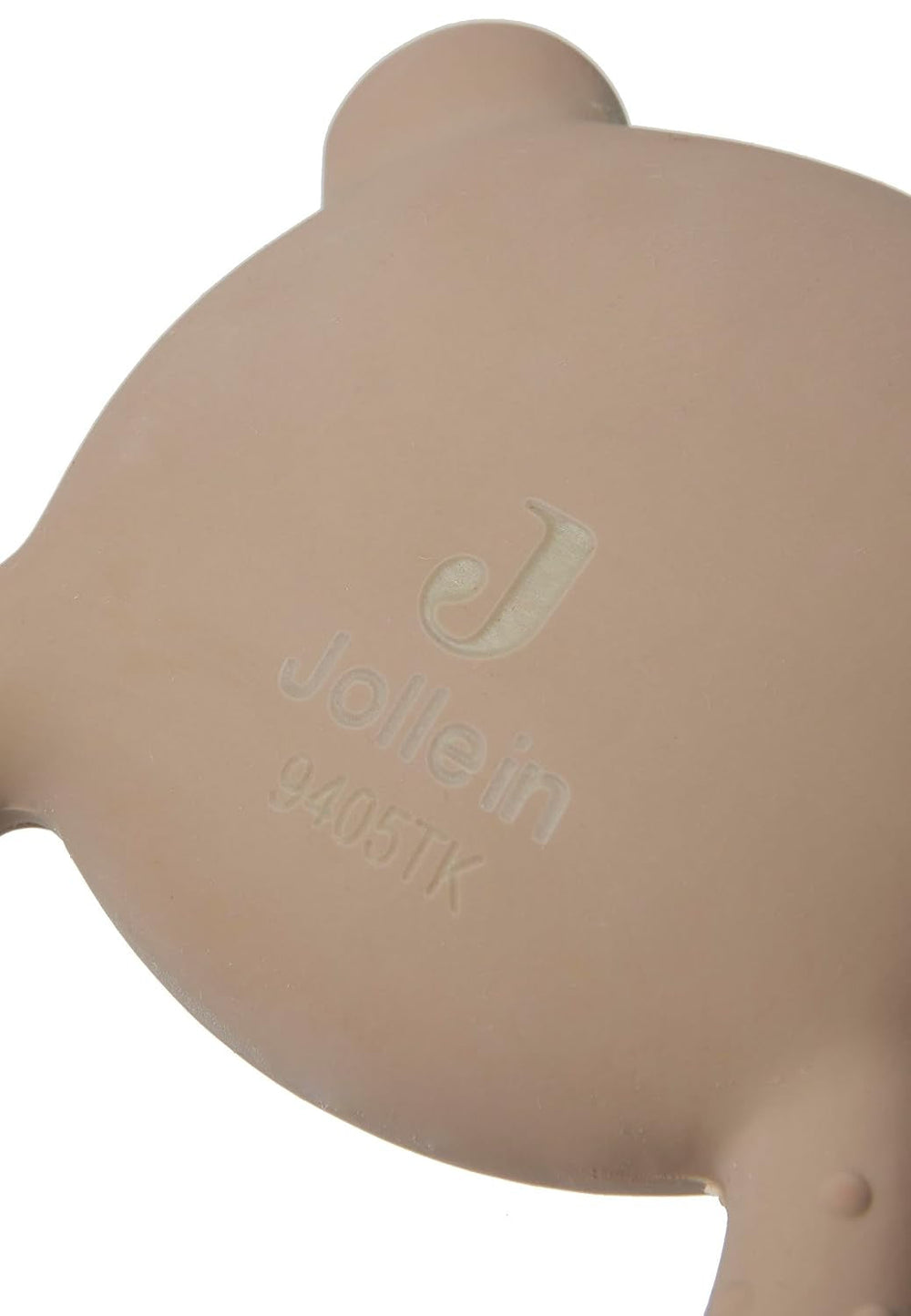Jollein 101-001-67008 Anneau de dentition en caoutchouc naturel Ours en peluche Biscuit