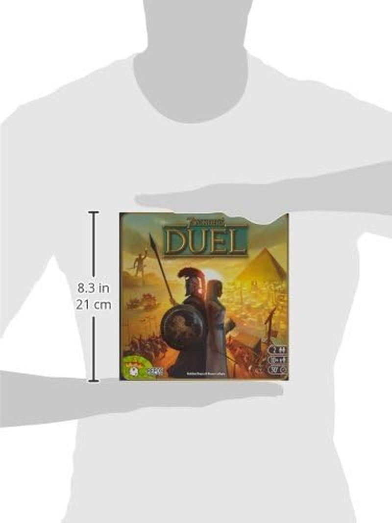 Asmodee 7 Wonders Duel, jeu de base, jeu de connaisseur, jeu de stratégie, 2 joueurs, à partir de 10 ans, 30 minutes, allemand