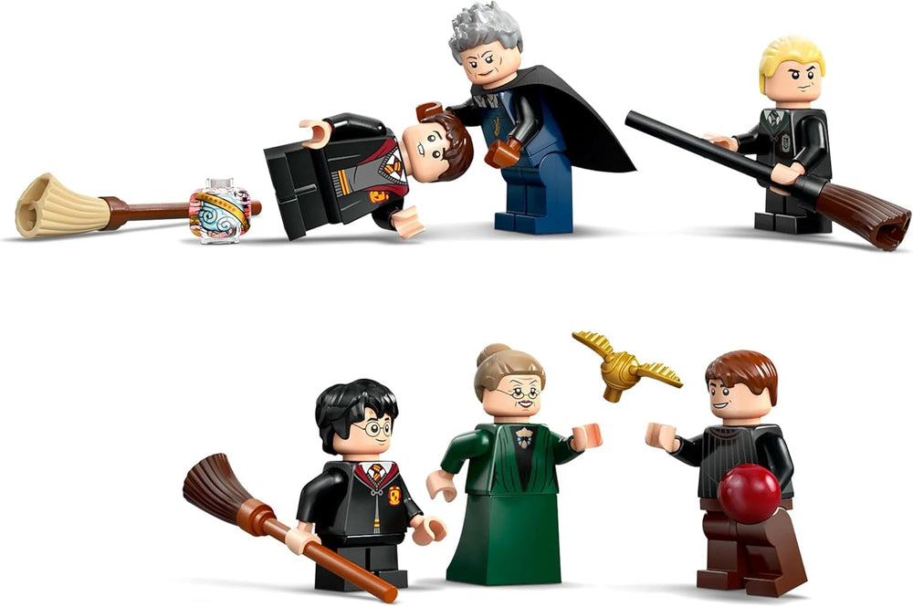 Château de Poudlard LEGO Harry Potter : Leçons de vol et aventure avec 6 figurines à collectionner, dont Draco Malfoy et le professeur McGonagall, jeu de rôle pour garçons et filles de 9 ans 76447 Jeux de construction Besuche den LEGO-Store