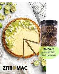 90g de tranches de citron séchées|fruits secs pour décoration de cocktails|citrons séchés pour décoration pour Noël, pâtisserie, boissons, gin, vin chaud, thé|citrons de qualité 100% naturels sans sucre Naty Shop Produits Déshydratés