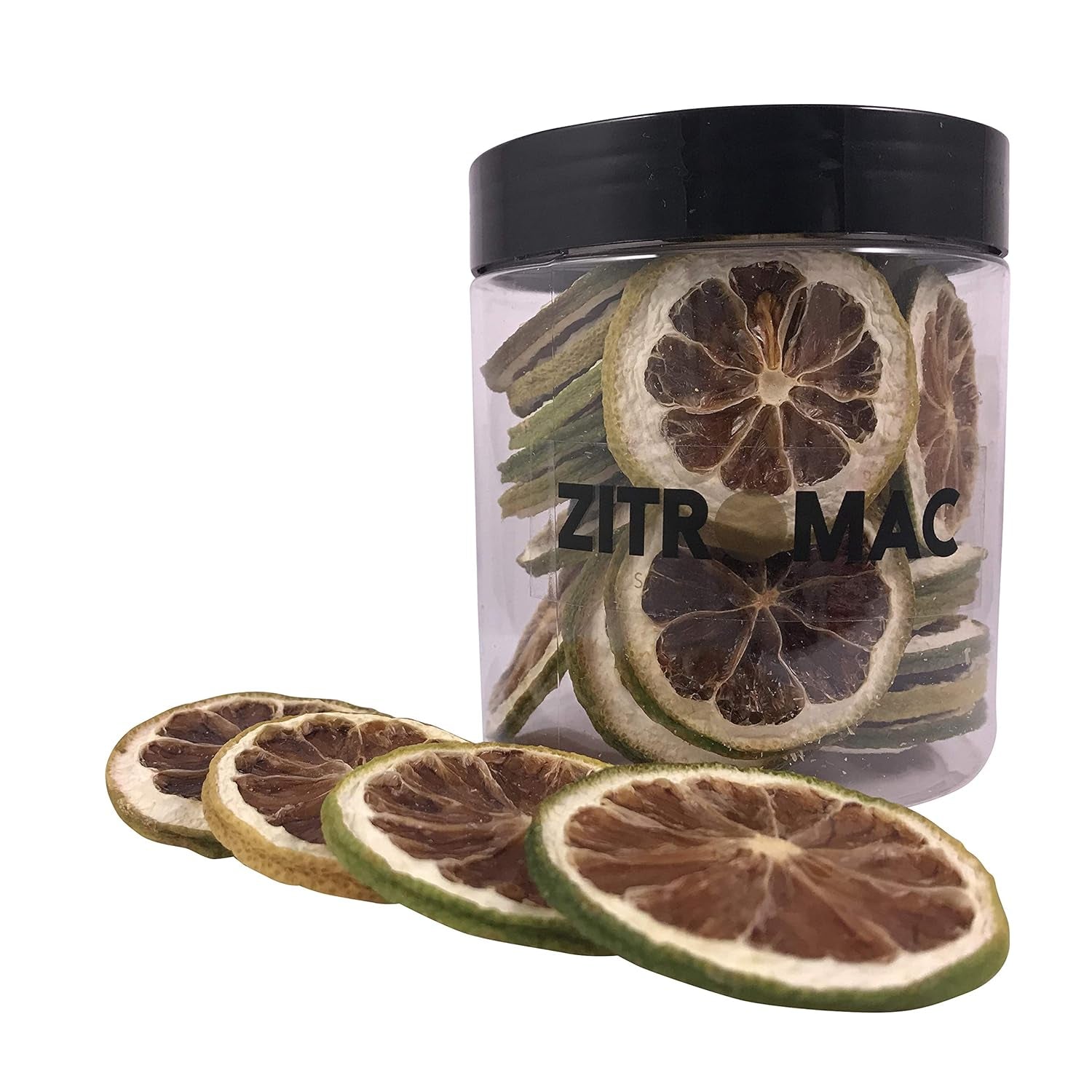 90g Citron vert séché pour cocktails. Fruits secs sans sucre pour cocktails, décorations, vin chaud, Noël, boissons, thé Tranches de citron vert séchées 100 % naturelles Naty Shop Produits déshydratés 45,0 grammes