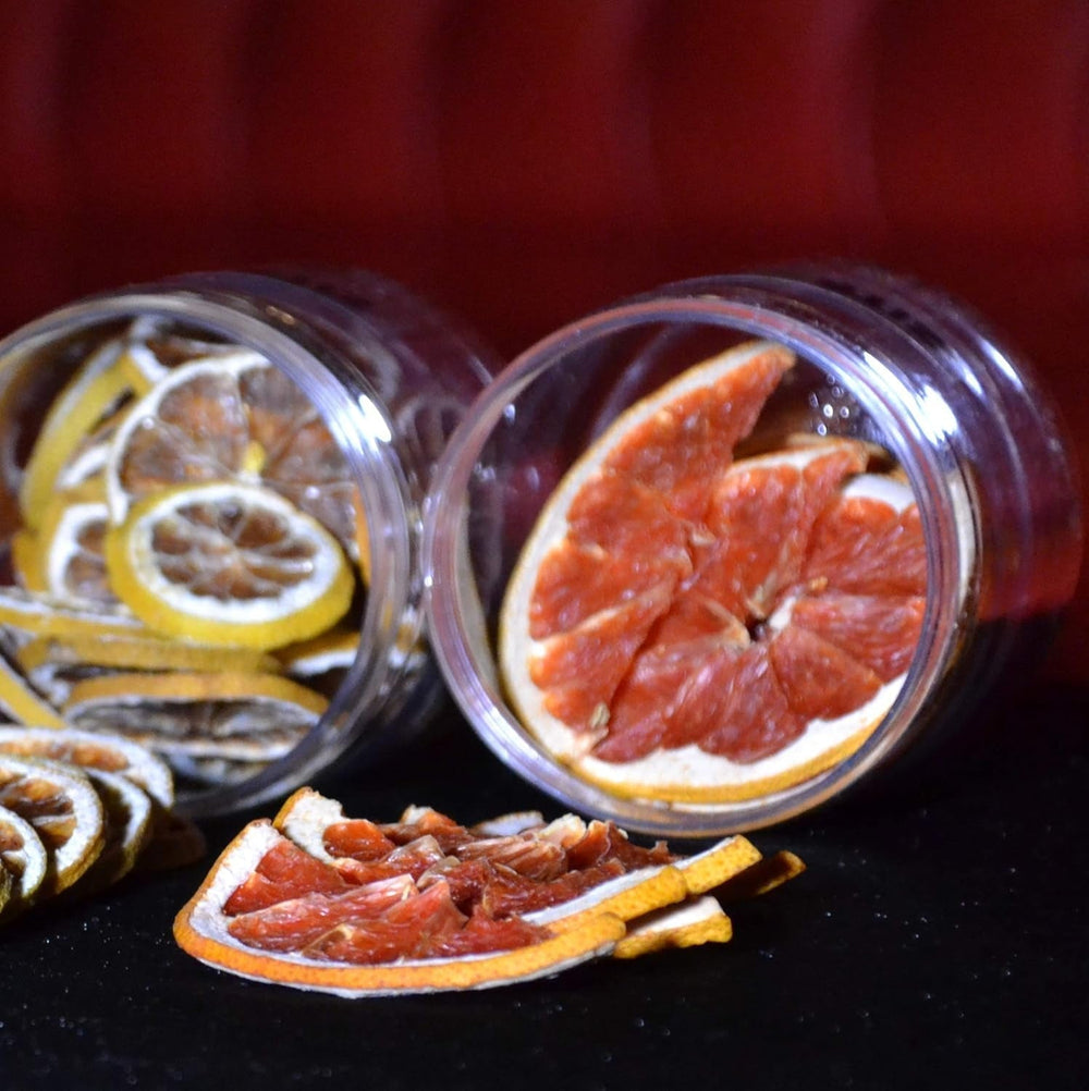 90gr Pamplemousse séché pour cocktails - Fruits secs sans sucre pour cocktails, décorations, confiseries, Noël, boissons - 100% Naturel Tranches séchées sans additifs Produits déshydratés Naty Shop