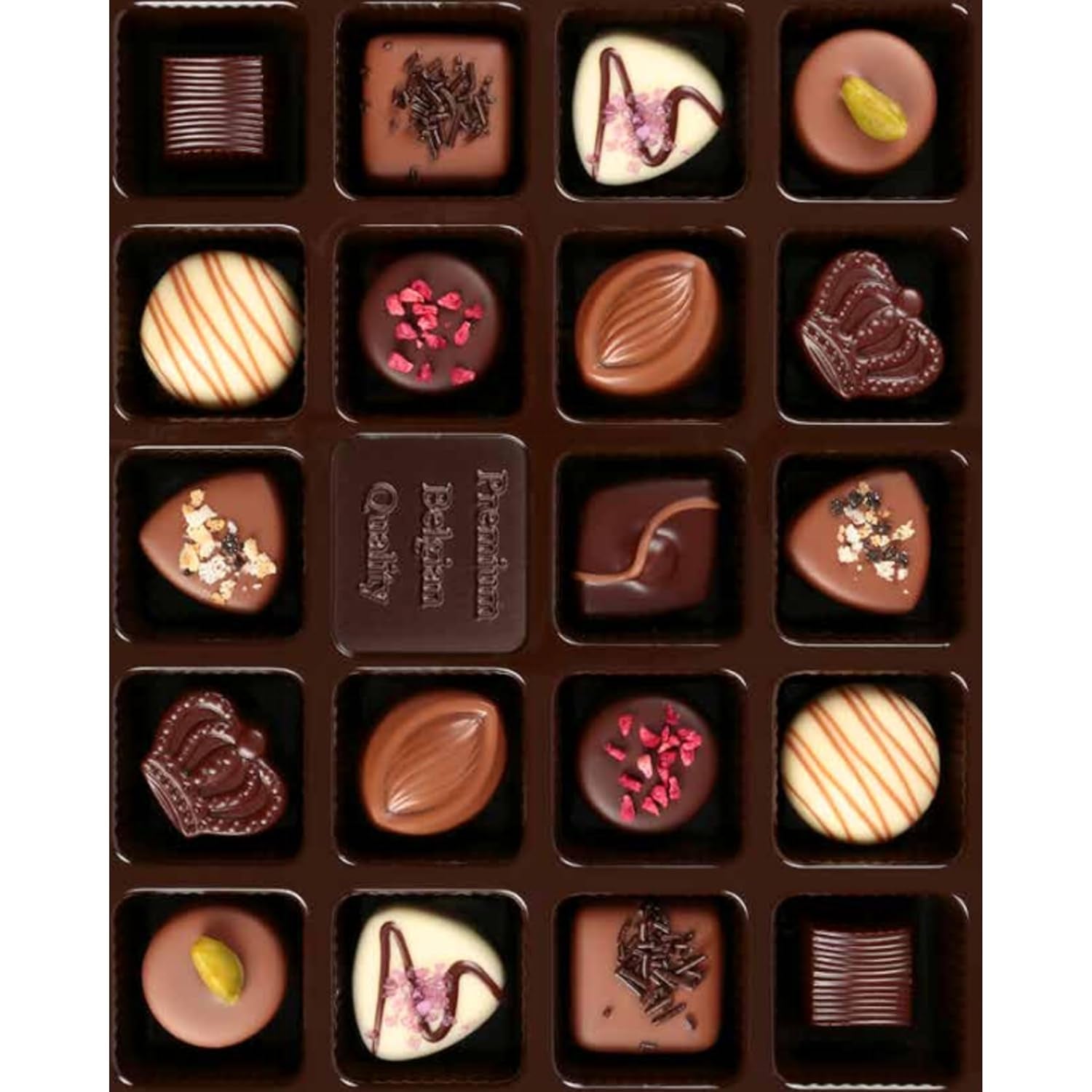 Limar Belgian Luxury Chocolates : 19 friandises individuelles – fabriquées dans un style traditionnel