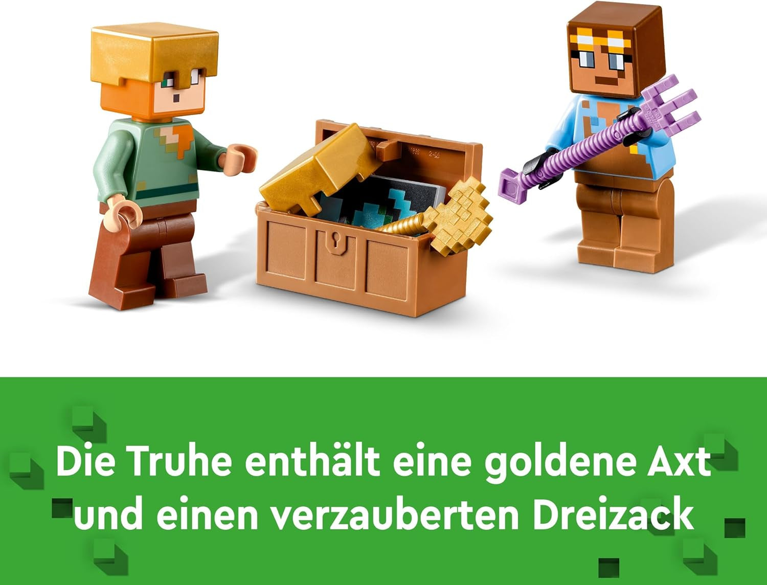 LEGO Minecraft The Armory Playset avec figurines de héros, armes jouets et figurine d'Alex, jouet d'action pour garçons et filles, cadeau pour les joueurs et les enfants de 7 ans 21252 Ensembles de construction Besuche den LEGO-Store