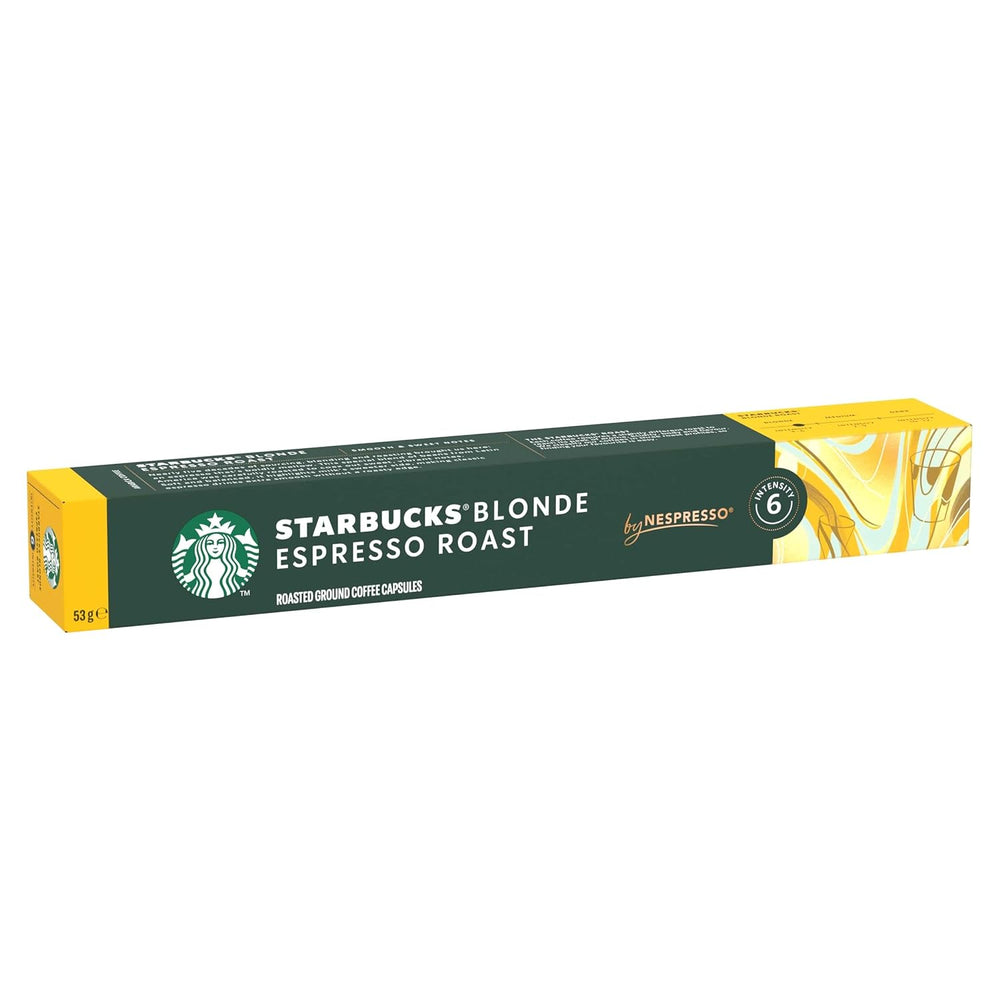 STARBUCKS Blonde Espresso Roast de Nespresso, Helle Röstung, Kaffeekapseln 10 x 10 (100 Kapseln)