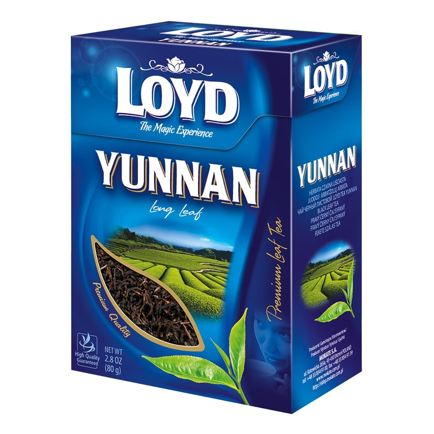LOYD - YUNNAN Ceai negru cu frunze întregi - Ceai negru 100% natural din China, pentru iubitorii de ceai - Ceai negru cu frunze întregi - Gust intens, postgust delicat de miere și caramel - 80 g