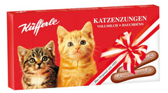 Küfferle langues de chat 10x75g multipack, chocolat au lait, 10 pièces