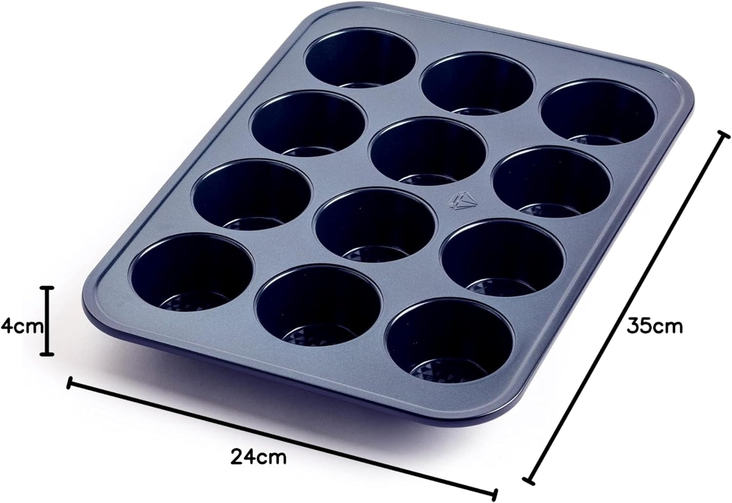 Blue Diamond Bakeware 12Er Muffinform Mit Antihaftbeschichtung, Blau Matrite si tavi pentru copt Naty Shop