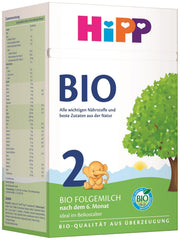 HiPP 2 Lait de suite Bio (4 x 600g), dès 6 mois, avec Oméga-3 (DHA, ALA), calcium et amidon bio facile à préparer, de la meilleure qualité bio