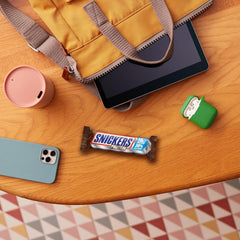 Barres protéinées au chocolat Snickers - Saveur riche avec caramel, noisettes et nougat, emballage en vrac 18x47g