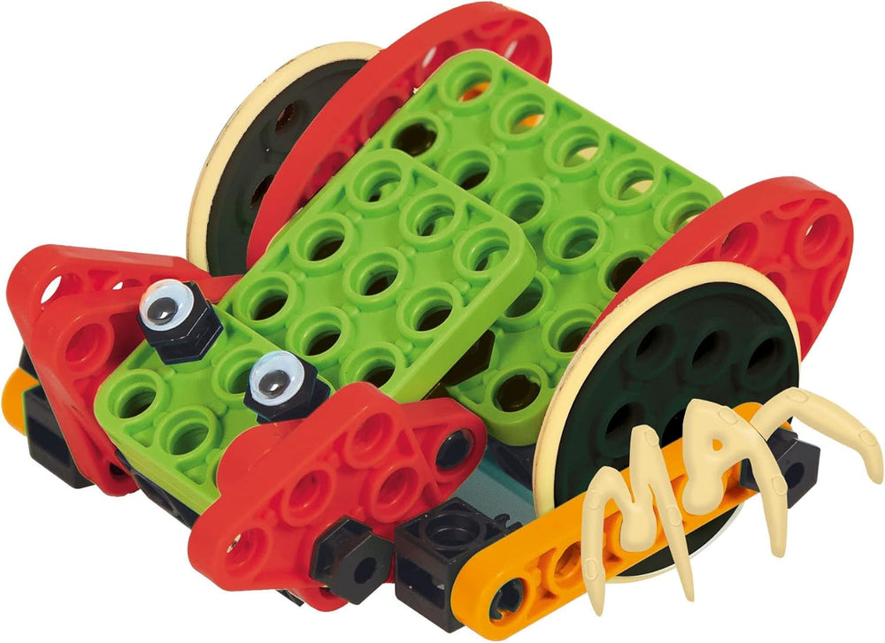 Clementoni 97860 Science & Play Build – Mechanics Junior Lustige Tiere, Bausatz for 8 Tiermodelle, Motorbetriebenes Konstruktionspielzeug for Kinder ab 6 ans Amazon Exclusive