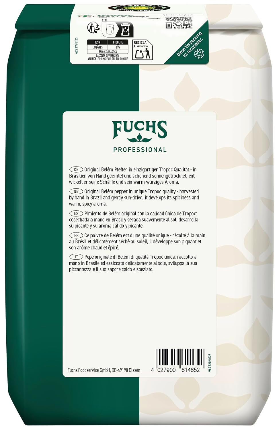Fuchs Pfeffer schwarz ganz spécial (1 x 1 kg) | 1er paquet