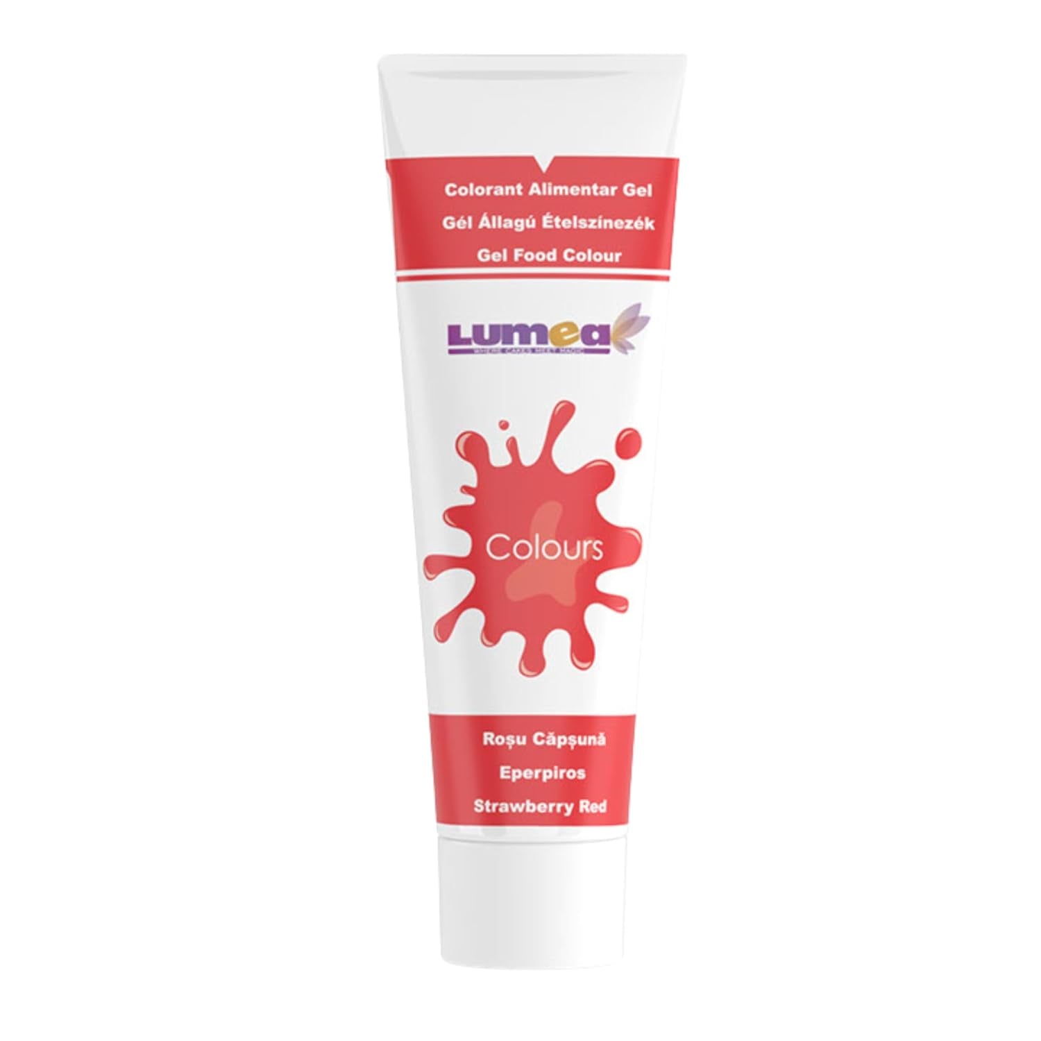 Dekozauber 24 Colorant Alimentaire Rouge, Gel, 30 g, Végétalien, Sans Sucre, Hautement Concentré, Colorant Alimentaire Rouge pour Fondant, Crème au Beurre, Boissons et Plus