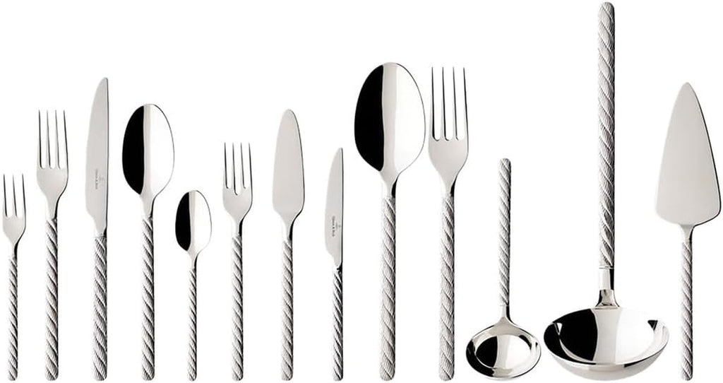 Villeroy And Boch - Set de tacâmuri Montauk, diverse marimi, oțel inoxidabil Bucatarie Naty Shop 113 bucati