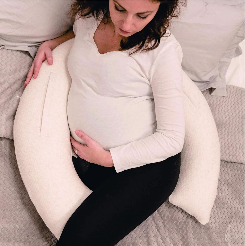 Coussin d'allaitement multifonction 4 en 1, Soft Nova, beige, oreiller simple : 202 cm, fauteuil, 40 X 75 X 22 cm Accessoires Alimentation et Allaitement Bebe Naty Shop