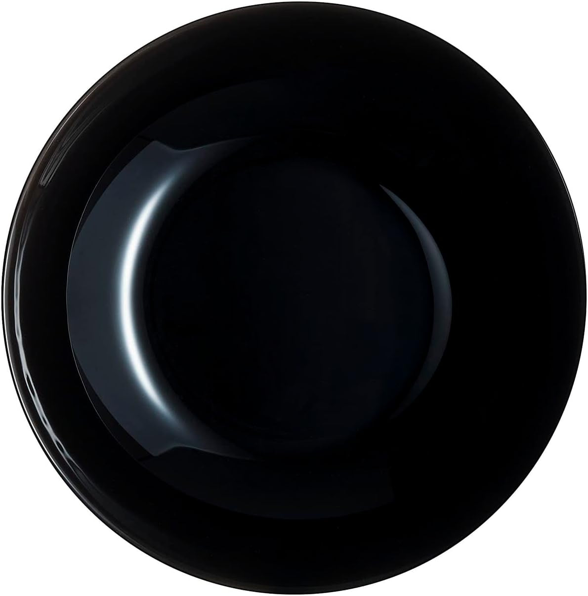 Arcopal Zelie service de table en verre noir, 12 pièces, 4 places, noir