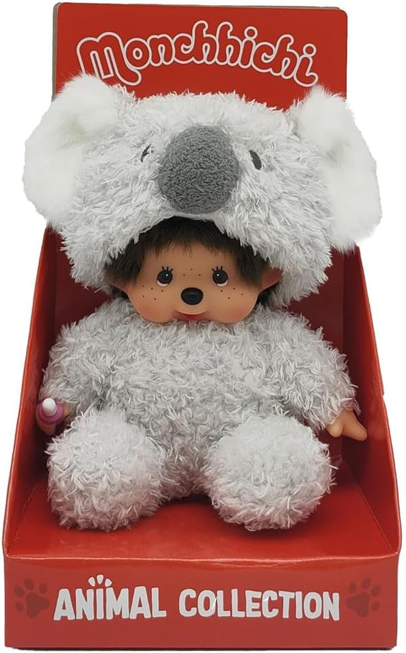 Bandai – Monchhichi Pinky Sakura Rose – Ikonisches Affenkuscheltier der 80er Jahre – Superweiches Kuscheltier 20 cm für Kinder – Spielzeug für Kinder ab 2 Jahren – 24289
