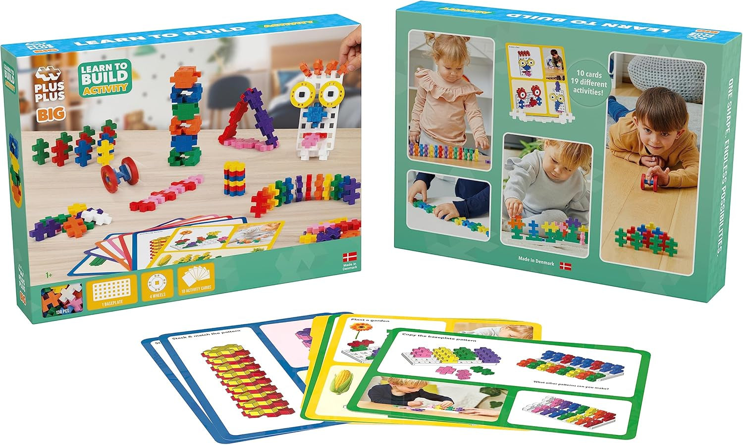 Plus-Plus 130 Kreativ Bausteine Big Aktivitäten Set