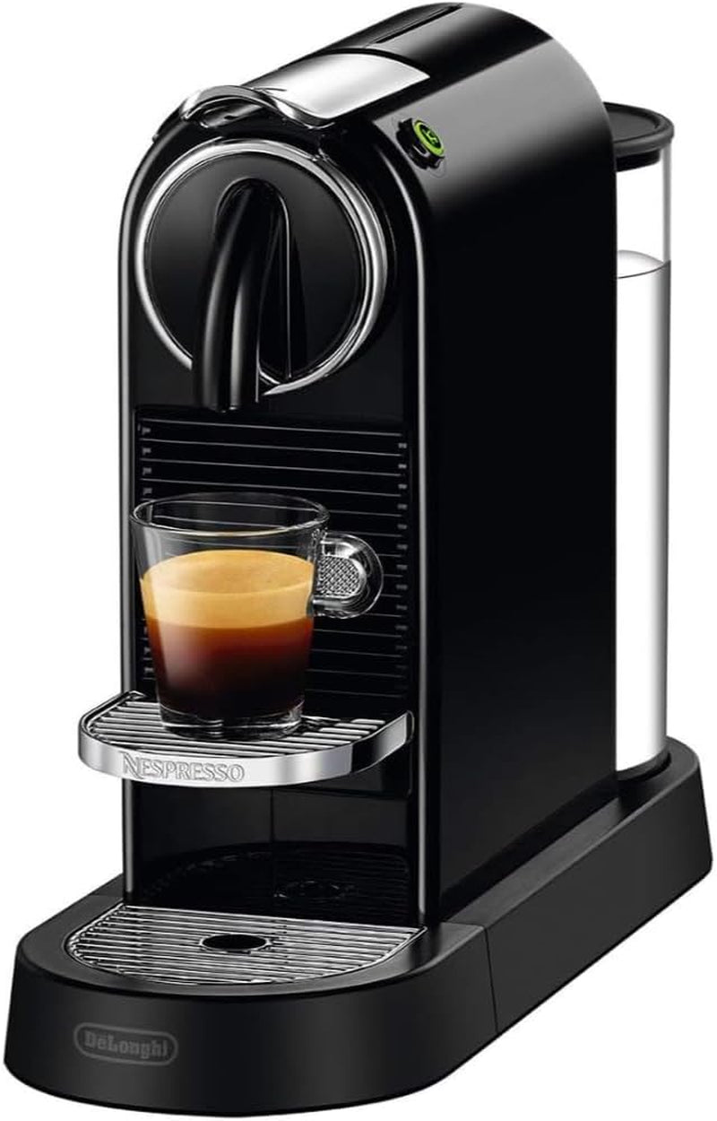 Nespresso EN167.W Machine à expresso à capsules Citiz, pompe haute pression et contrôle idéal de la température, sans Aeroccino (mousseur à lait), fonction économie d'énergie, 1260 W, blanc crème, 37,4 x 11,9 x 25,5 cm