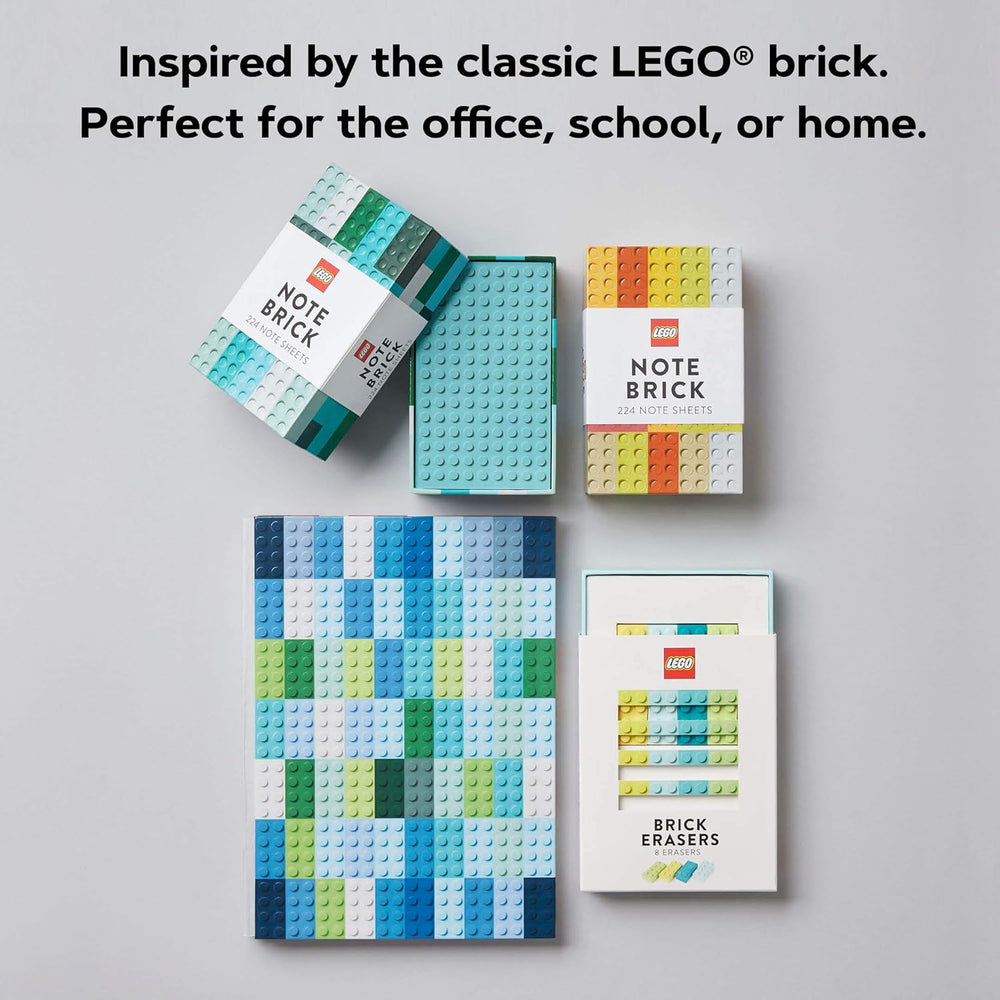 Brique de notes LEGO® (bleu-vert) : 224 feuilles de notes (LEGO x Chronicle Books)