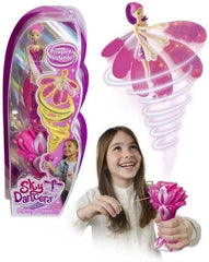 Lansay - Sky Dancers – Pretty Poppy – Poupée magique volante pour enfants à partir de 6 ans – Poupée volante 18 cm – volante avec un lanceur sans batterie – permet à votre enfant de rester – Geschenkidee zum