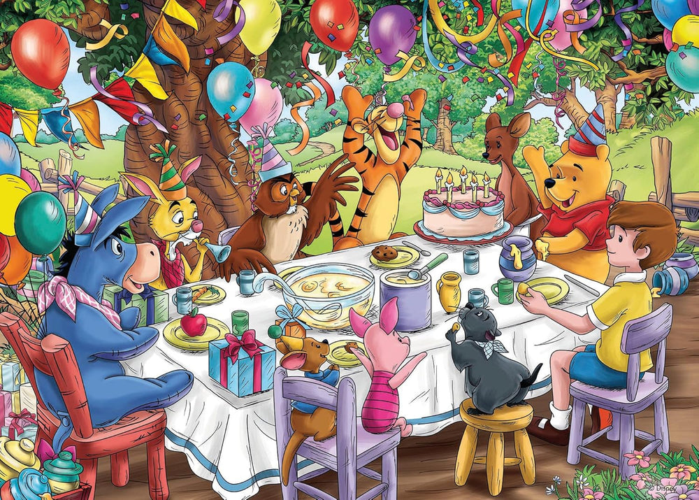 Ravensburger Puzzle 12000385 - Winnie the Pooh - puzzle jigsaw Disney de 1000 de piese pentru adulți și copii de peste 14 ani Puzzle Naty Shop Design vechi