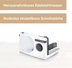 Trancheuse multifonction SEVERIN pour pain, saucisses ou fromage râpé et Trancheuses Naty Shop