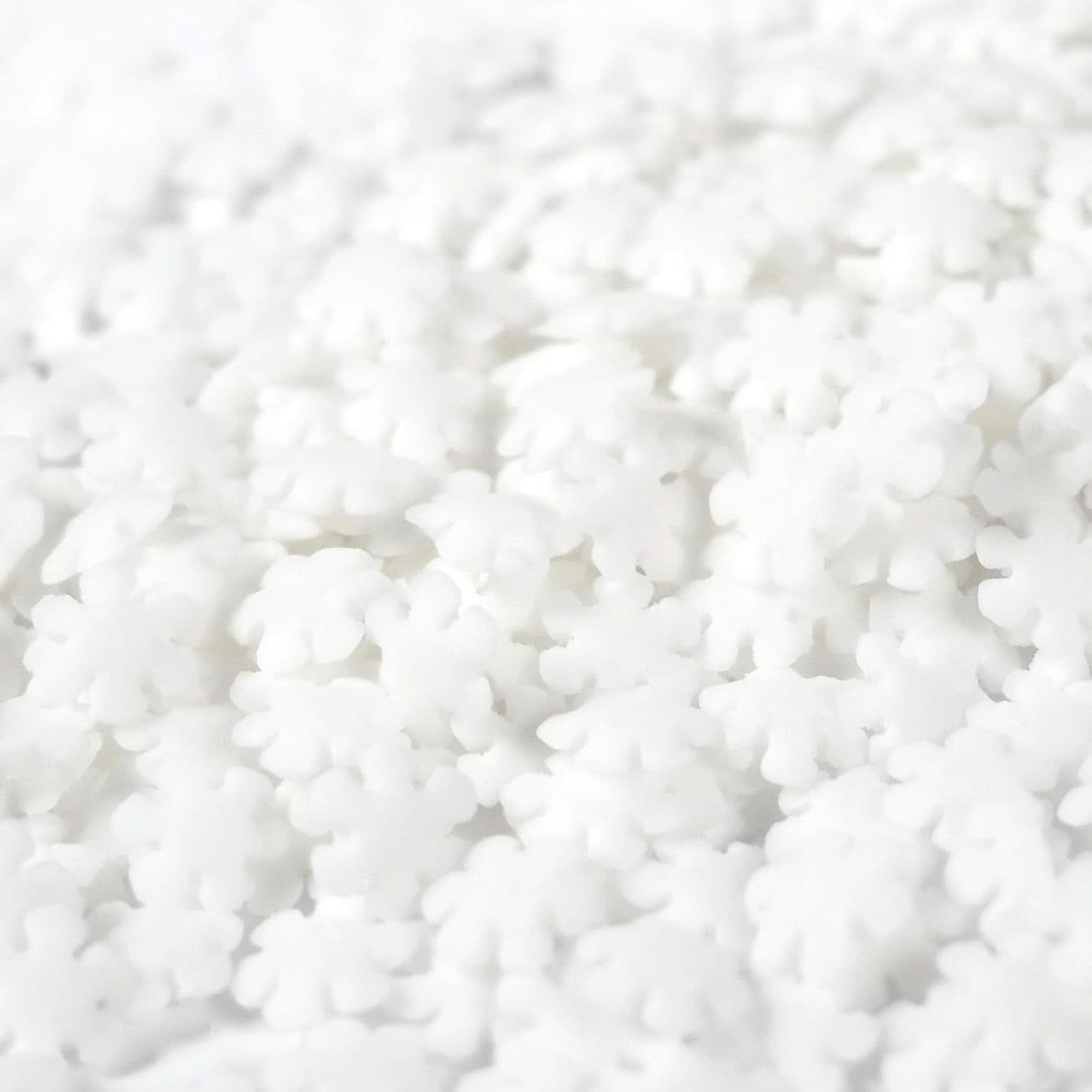 Streusel Hero, sprinkles fulgi de zăpadă, diverse cantitati Sprinkles Naty Shop 40 grame