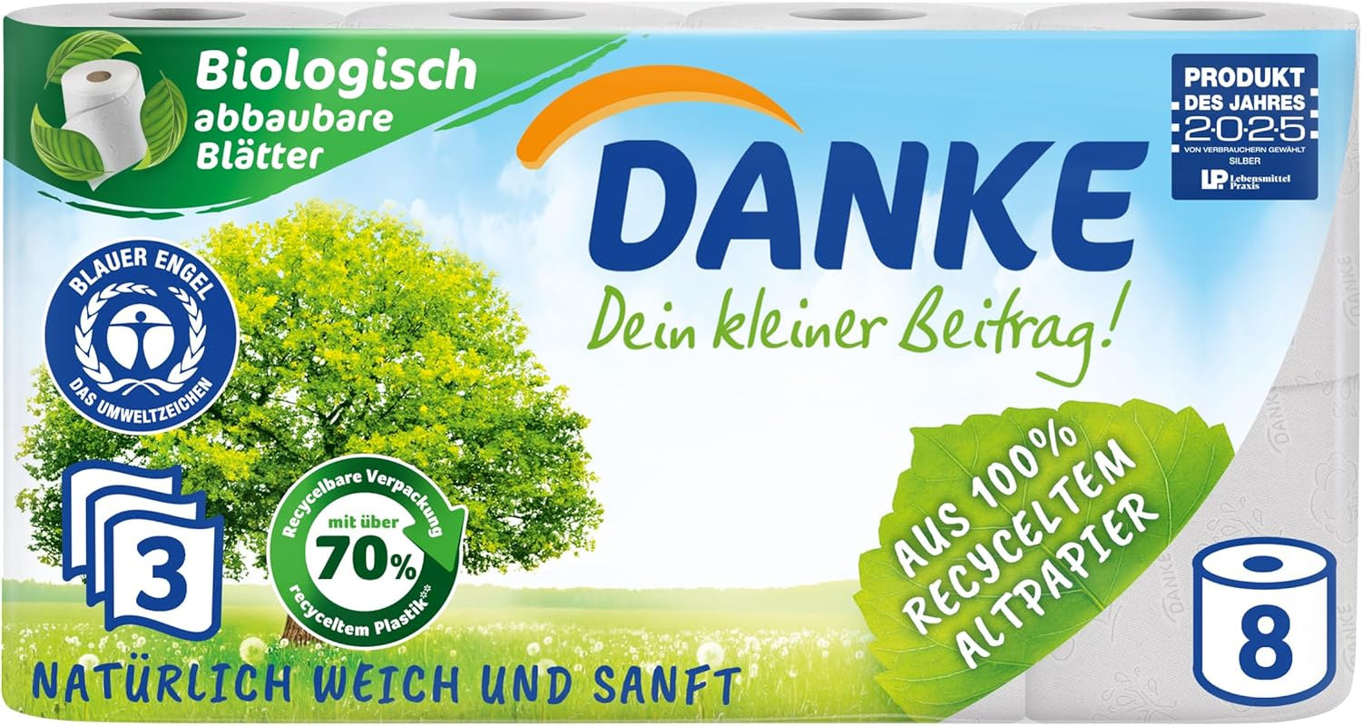 Hârtie igienică Thank you 56 bucăți, role 7X8, 3 straturi