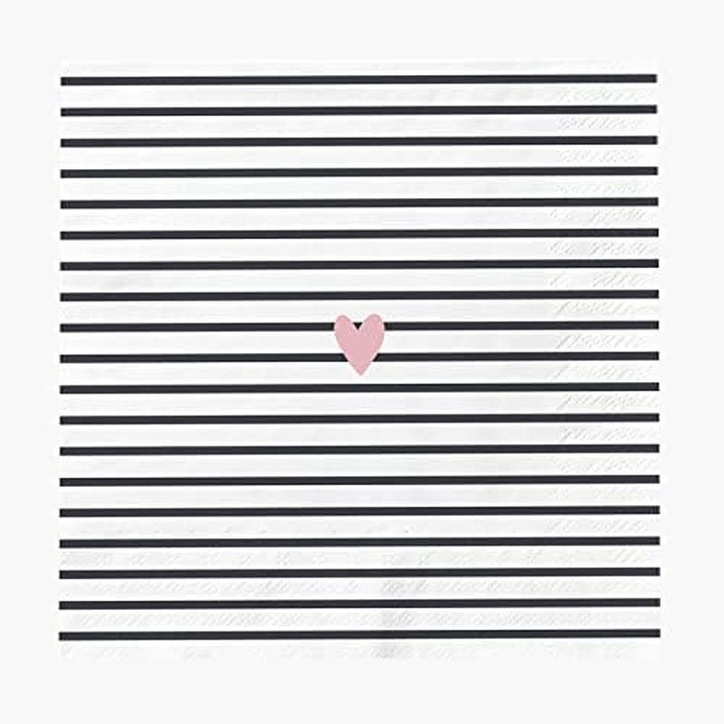 Șervețele Grafik-Werkstatt cu dicton | 20 bucăți | 12,5 X 12,5 cm | alb | bună ziua