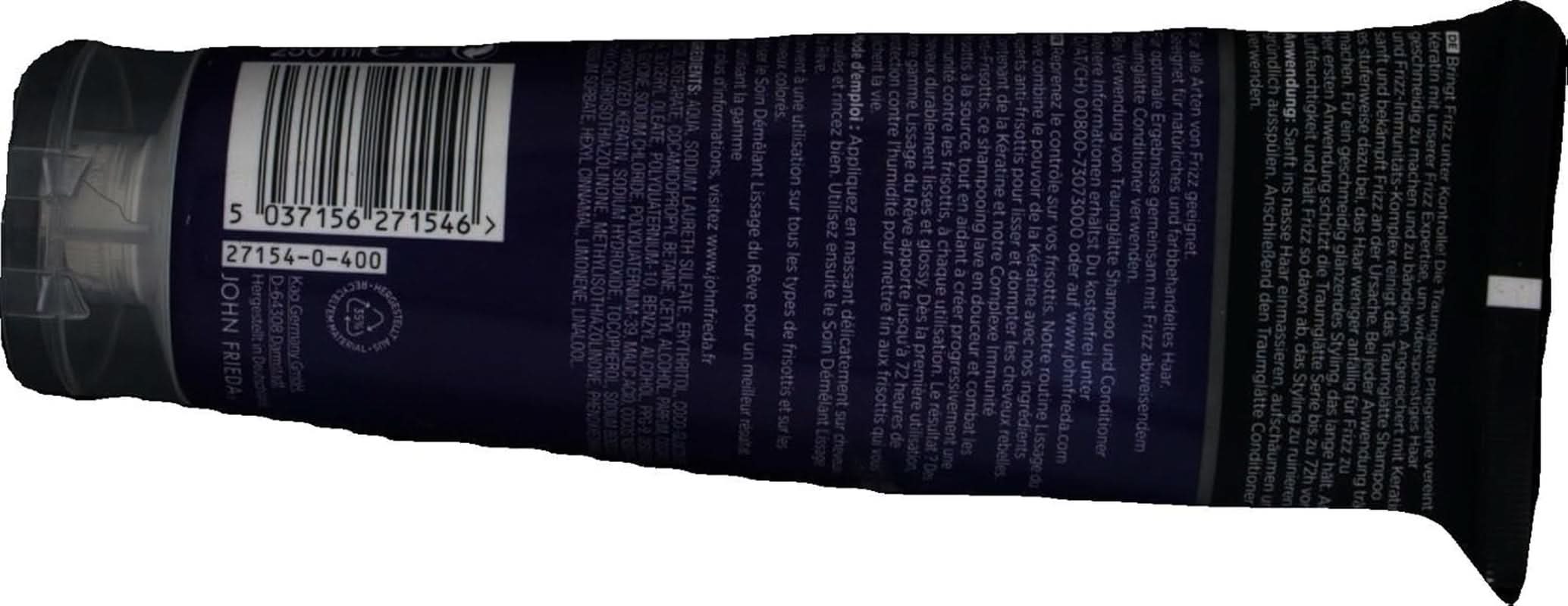 John Frieda - Shampooing Lissant Frizz Ease Dream, 250 ml Douche et bain Naty Shop