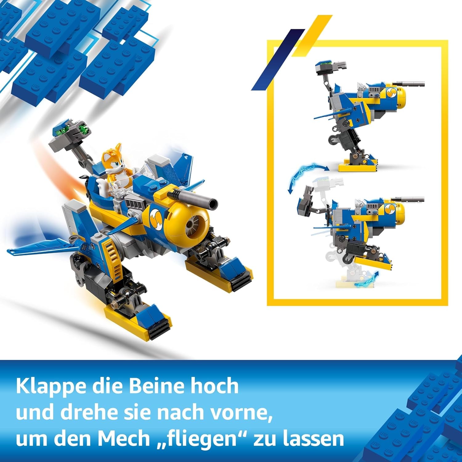 LEGO Sonic le hérisson Cyclone contre. Metal Sonic - Jouet à collectionner Mechs avec 2 figurines de jeux vidéo - Idée cadeau pour les garçons et les filles à partir de 8 ans et les adolescents fans de jeux 77002 Jeux de construction Besuche den LEGO-Store