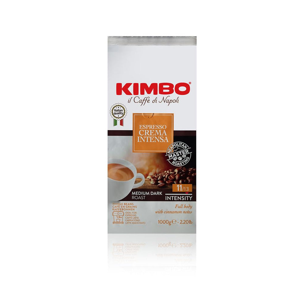 Café en grains entiers Crema Intensa, torréfaction moyenne, sac de 1 kg