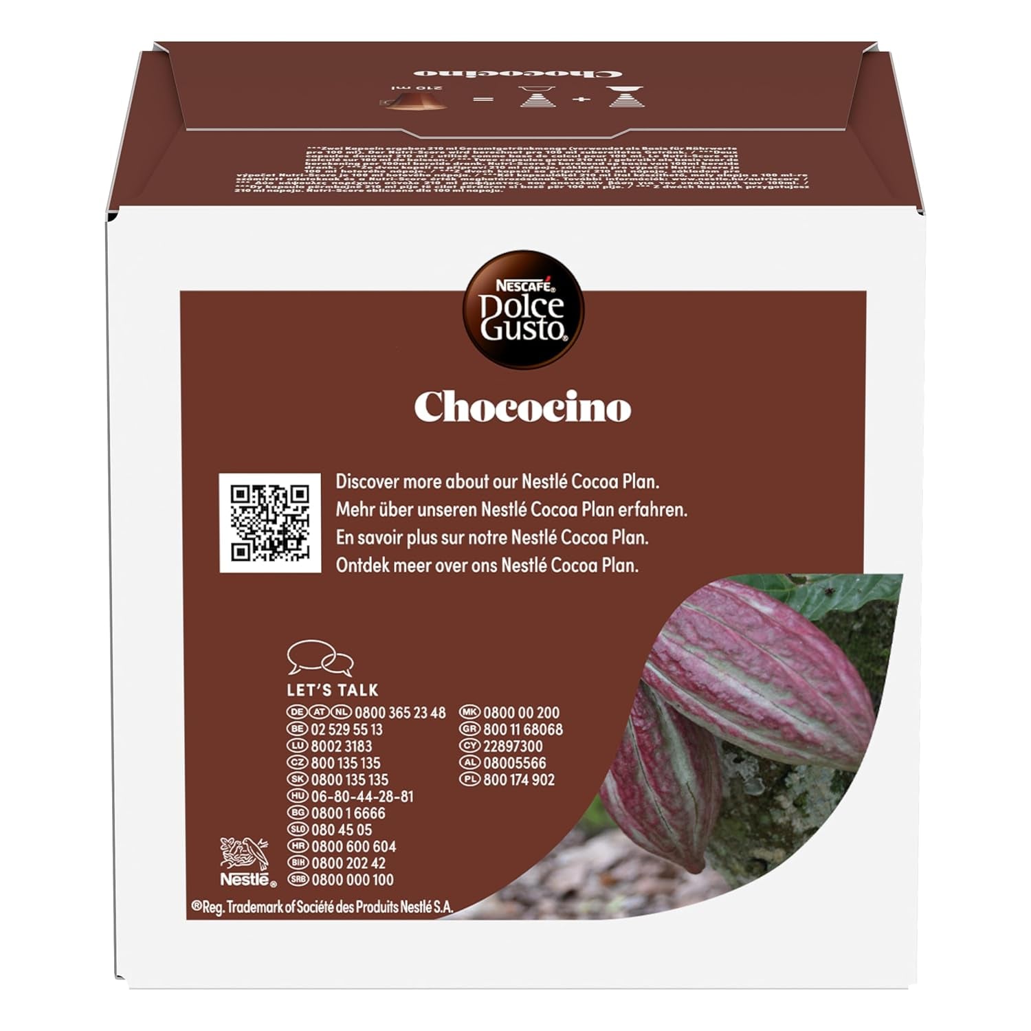 NESCAFÉ DOLCE GUSTO Chococino Kakaokapseln 3er Pack (3 x 16 Kapseln)