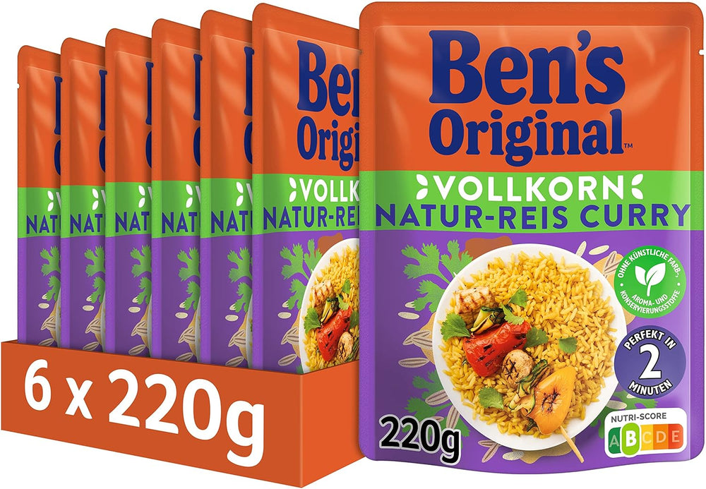 BEN'S ORIGINAL™ riz express naturel 6 x 220g