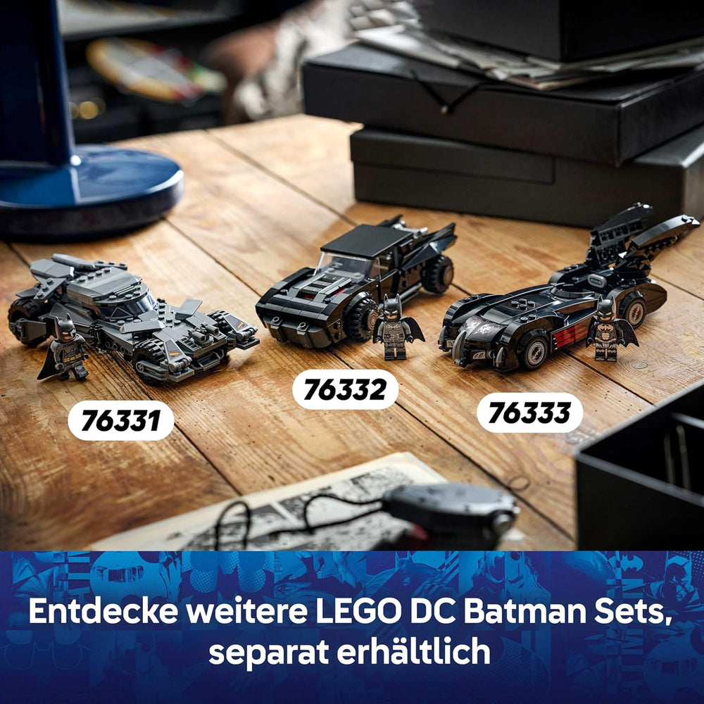 LEGO DC Batman Batman contre. Superman : Batmobile - Véhicule de jeu Superhelden - Jeux créatifs avec figurines pour enfants à partir de 9 ans - Jeu de bricolage pour jeux - Jeux pour jeunes et filles - 76331