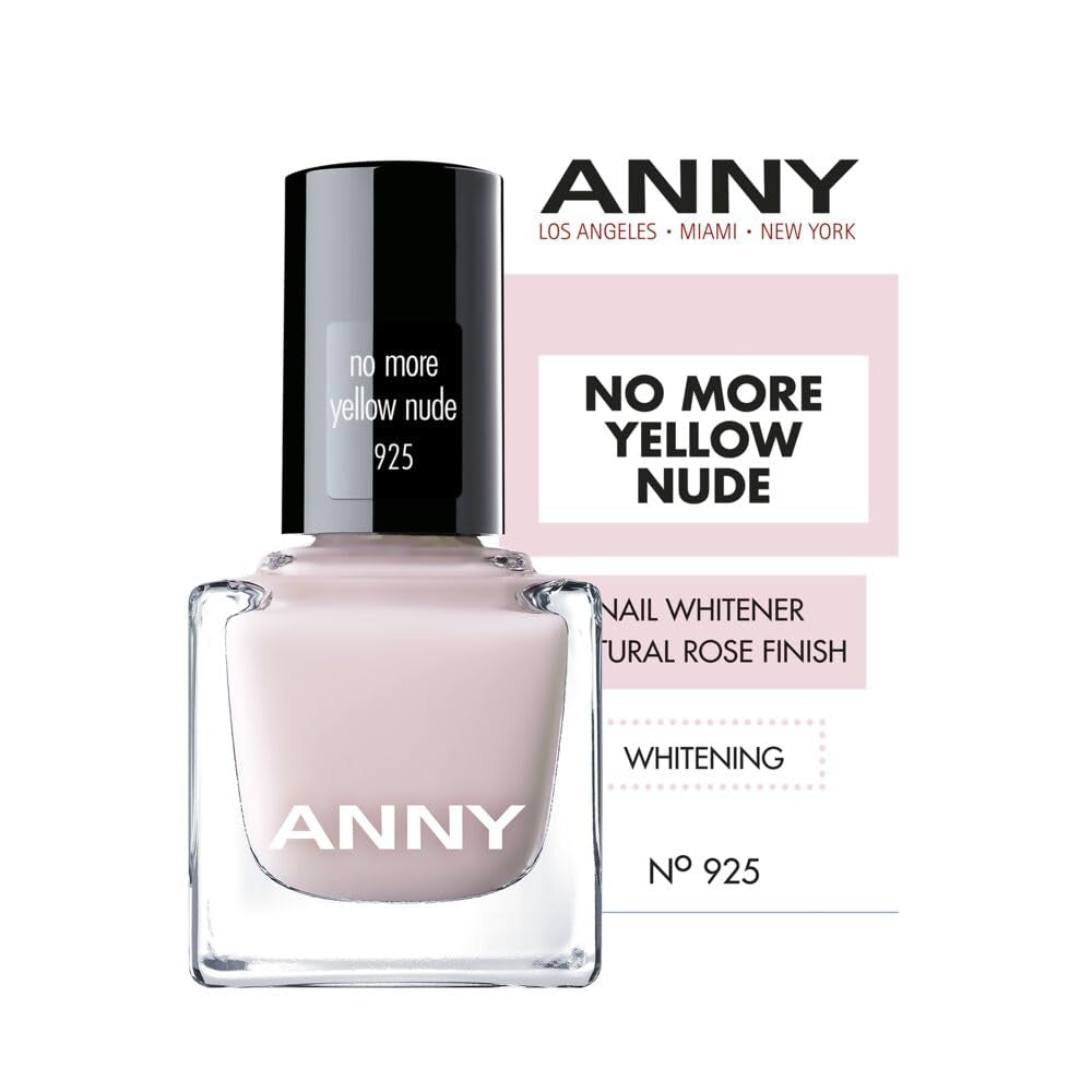 ANNY No More Yellow Nude - Vernis à ongles spécial pour un éclairage optique et une apparence saine - 15 ml