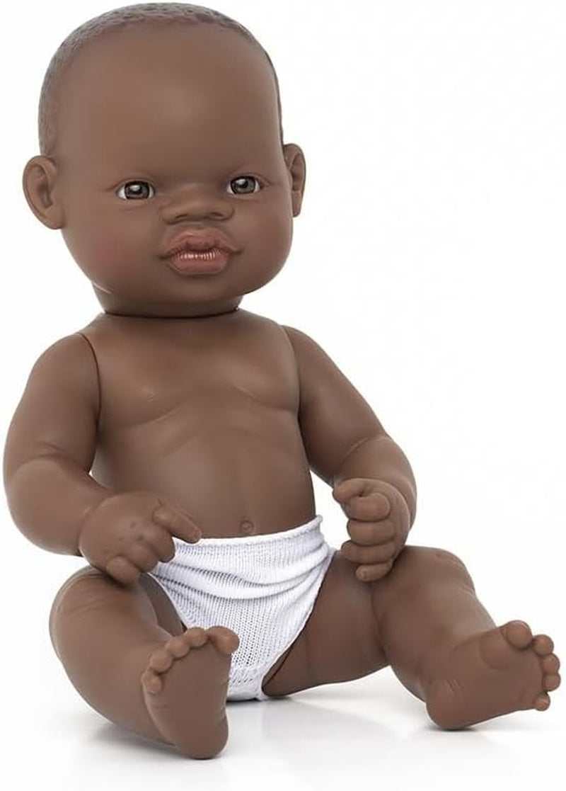 Miniland 31037 - Bébé Südamericanischer Junge Tüte - sans sous-vêtements, 32 cm