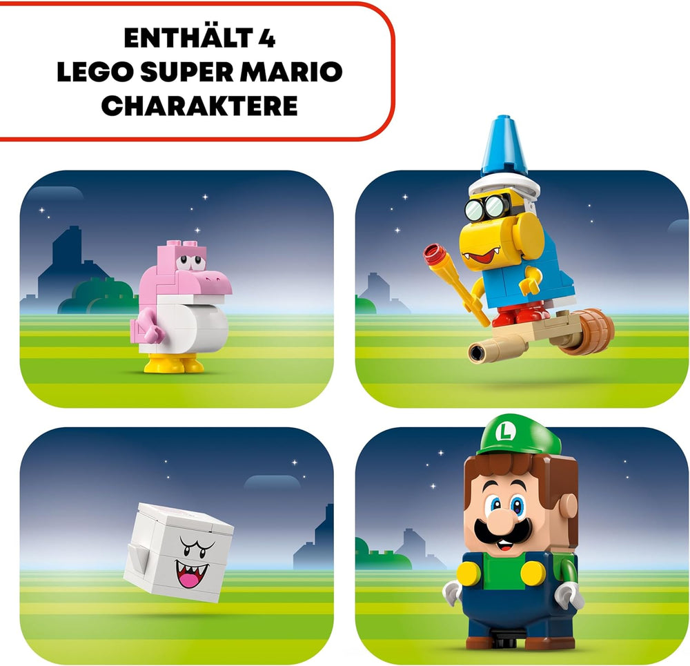 LEGO Super Mario Apprendre avec Luigi interactif, Jeu Nintendo pour jeunes, filles et joueurs à partir de 6 ans, Ensemble de jeux pour enfants avec bébé rose Yoshi 71440