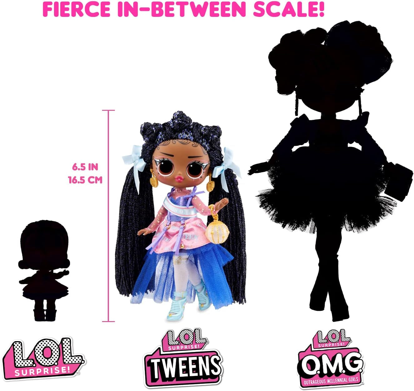 L.O.L. Surprise! Tweens Serie 3 Modepuppe – NIA Regal 15 cm große Puppe mit Überraschungen Wilde Outfits, Accessoires und mehr Zum Sammeln Tolles Geschenk für Jungen Mädchen ab Jahren, 584087