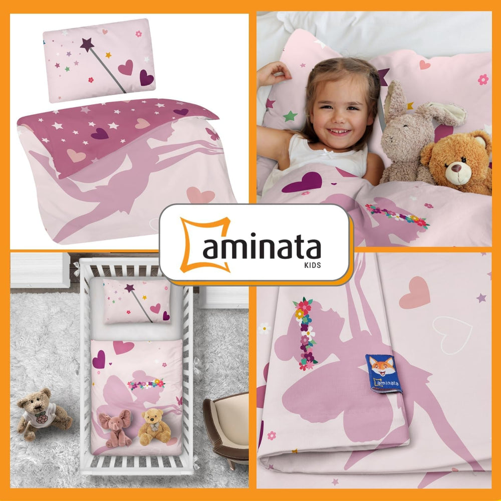 Linge de lit Aminata Kids, fées et lutins, 100 X 135 cm Linge de lit - enfant Naty Shop